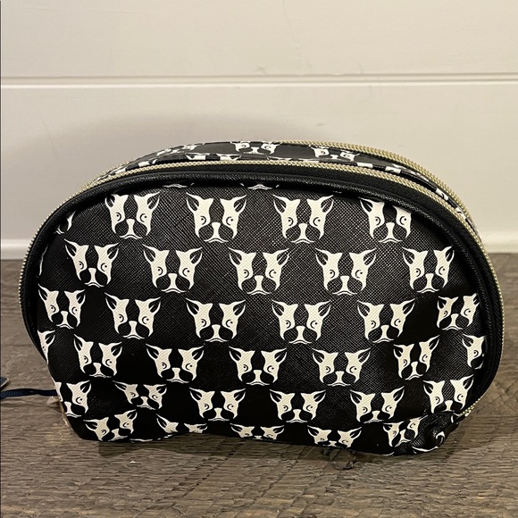NWT - Dabney Lee - French Bulldogs Double Zippering Clutch Makeup Organizing - Picture 6 of 10